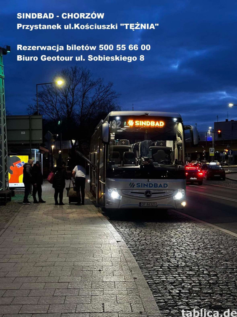 Bilety Autobusowe Sindbad z Chorzowa do Monachium 0