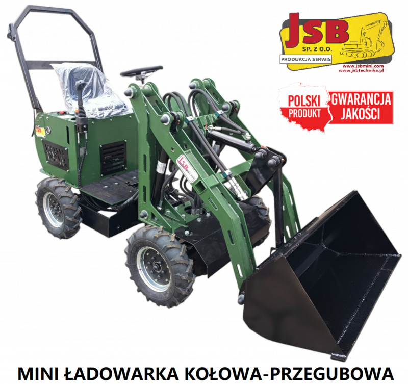 Mini Ładowarka kołowa przegubowa łamana MS-L116KN JSB - Nowa 1