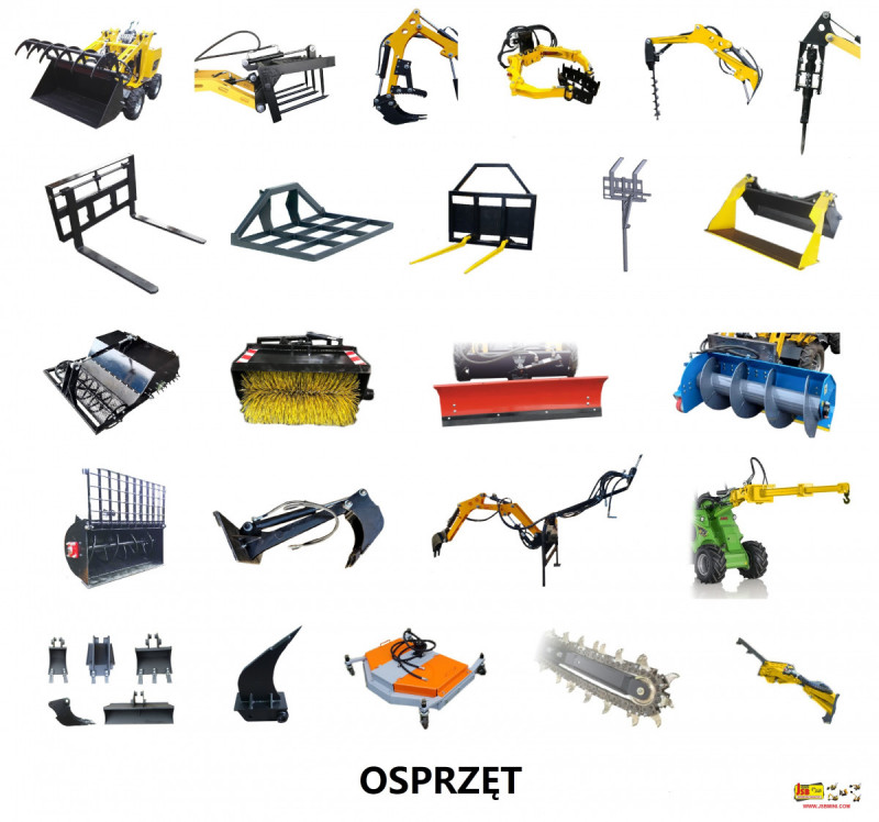 Mini Ładowarka kołowa przegubowa łamana MS-L116KN JSB - Nowa 5