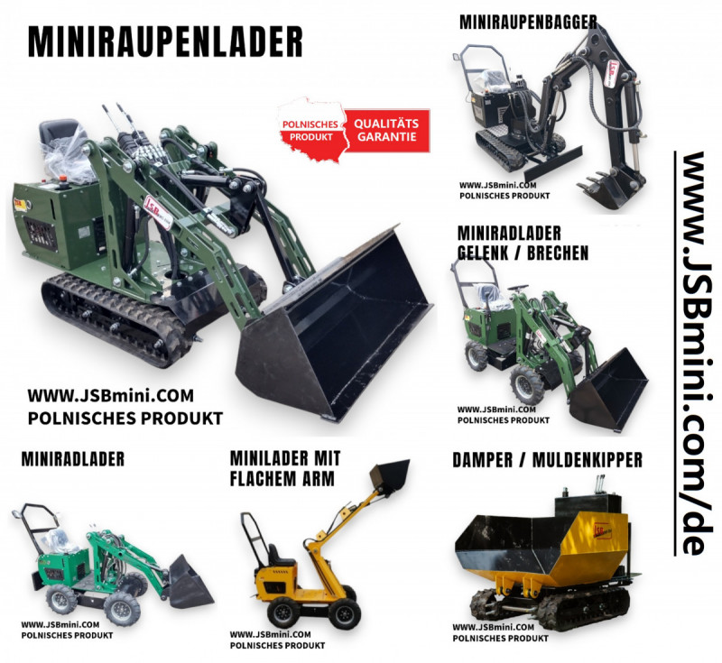 MINI-RADLADER MIT GERADEM ARM MS-L113FS JSB - DE 3